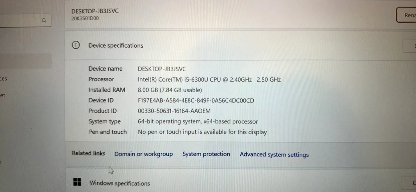 Lenovo X1 Carbon I5/8GB/256GB LTE 4G/Win 11 Laptop image indicator(4)