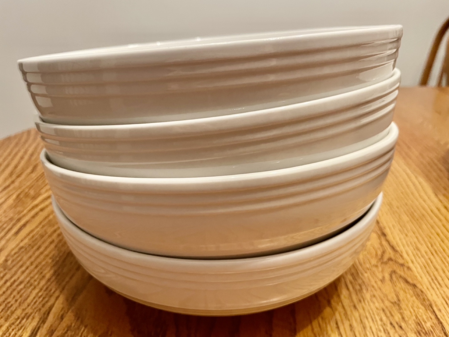 Mikasa White Ceramic Bowls Set of 5 - photo 3