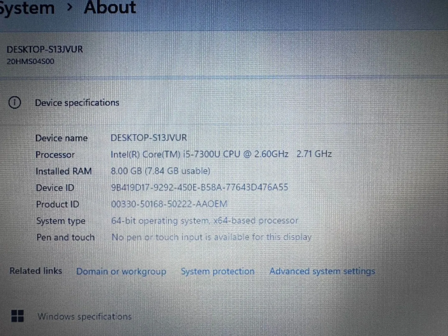 Lenovo X270 I5/8GB/256GB/ Win 11 Laptops image indicator(3)