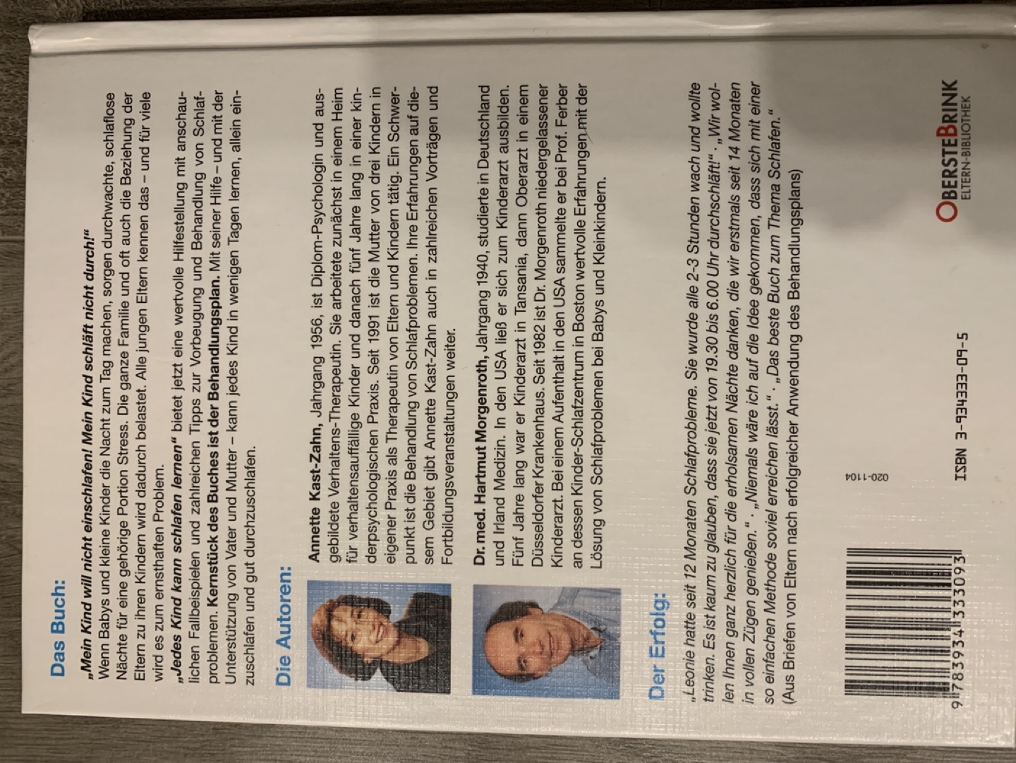 German Book: Jedes Kind Kann Schlafen Lernen - photo 4