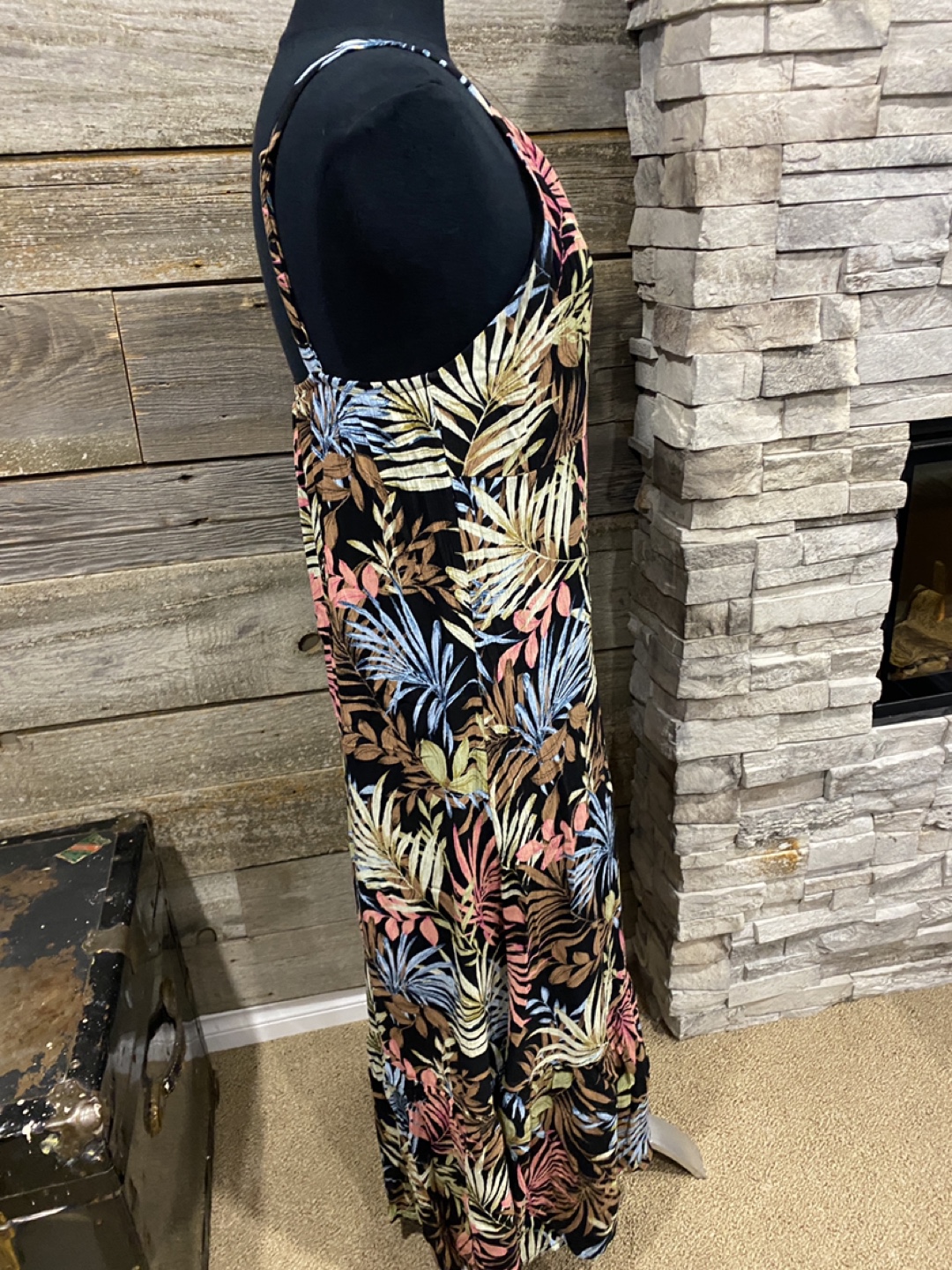 Hurley Summer Palm Ruffle Maxi Dress - photo 3