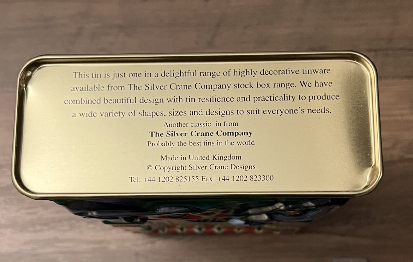 Vintage Silver Crane Company Tea/Coffee Tin - photo 5