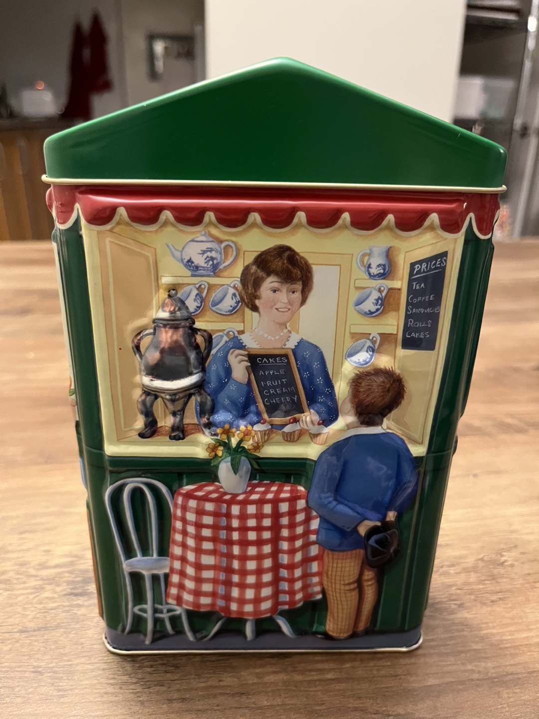 Vintage Silver Crane Company Tea/Coffee Tin