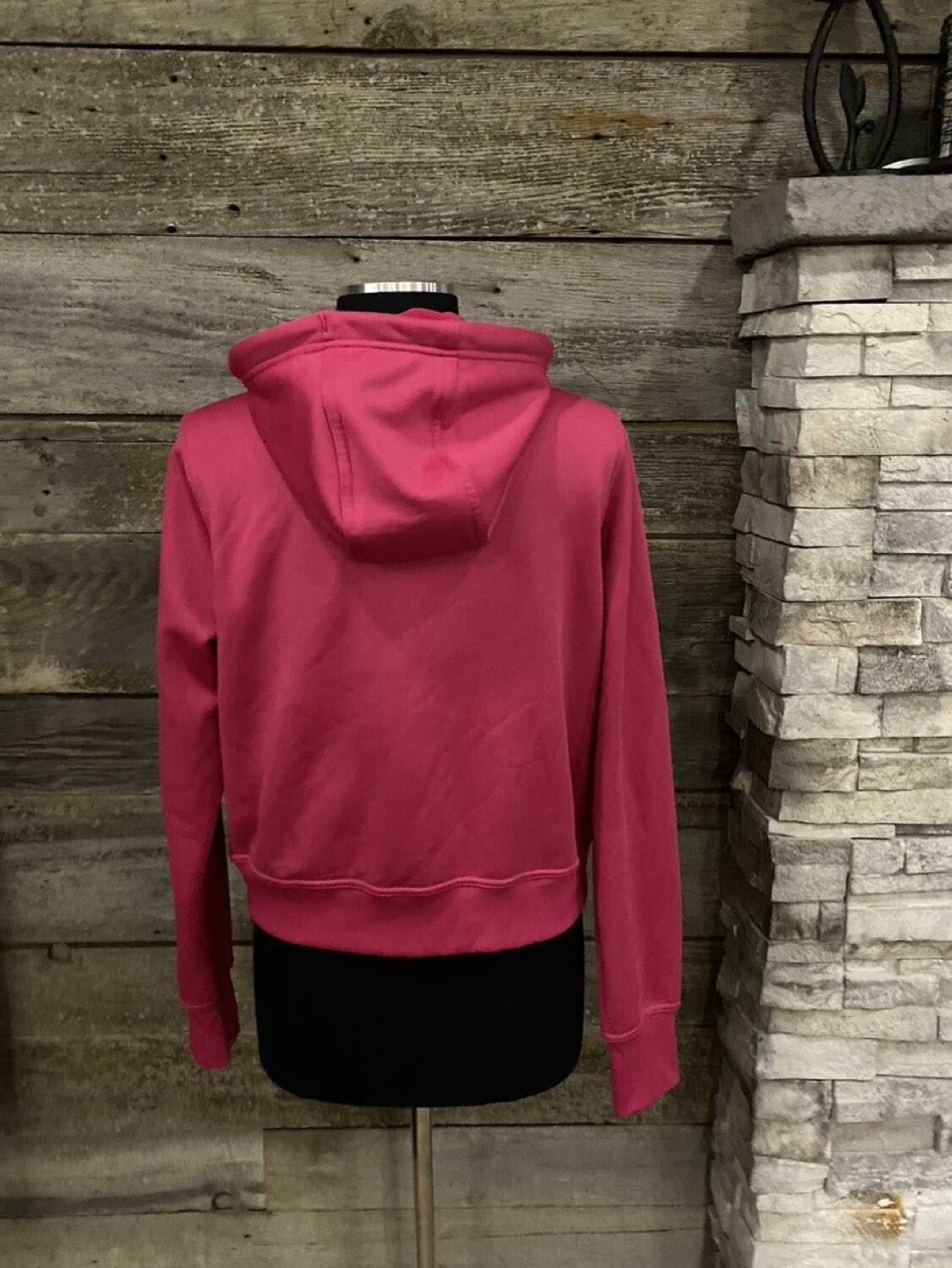 Nike Medium Pink Activewear Zippered Hoodie - photo 2