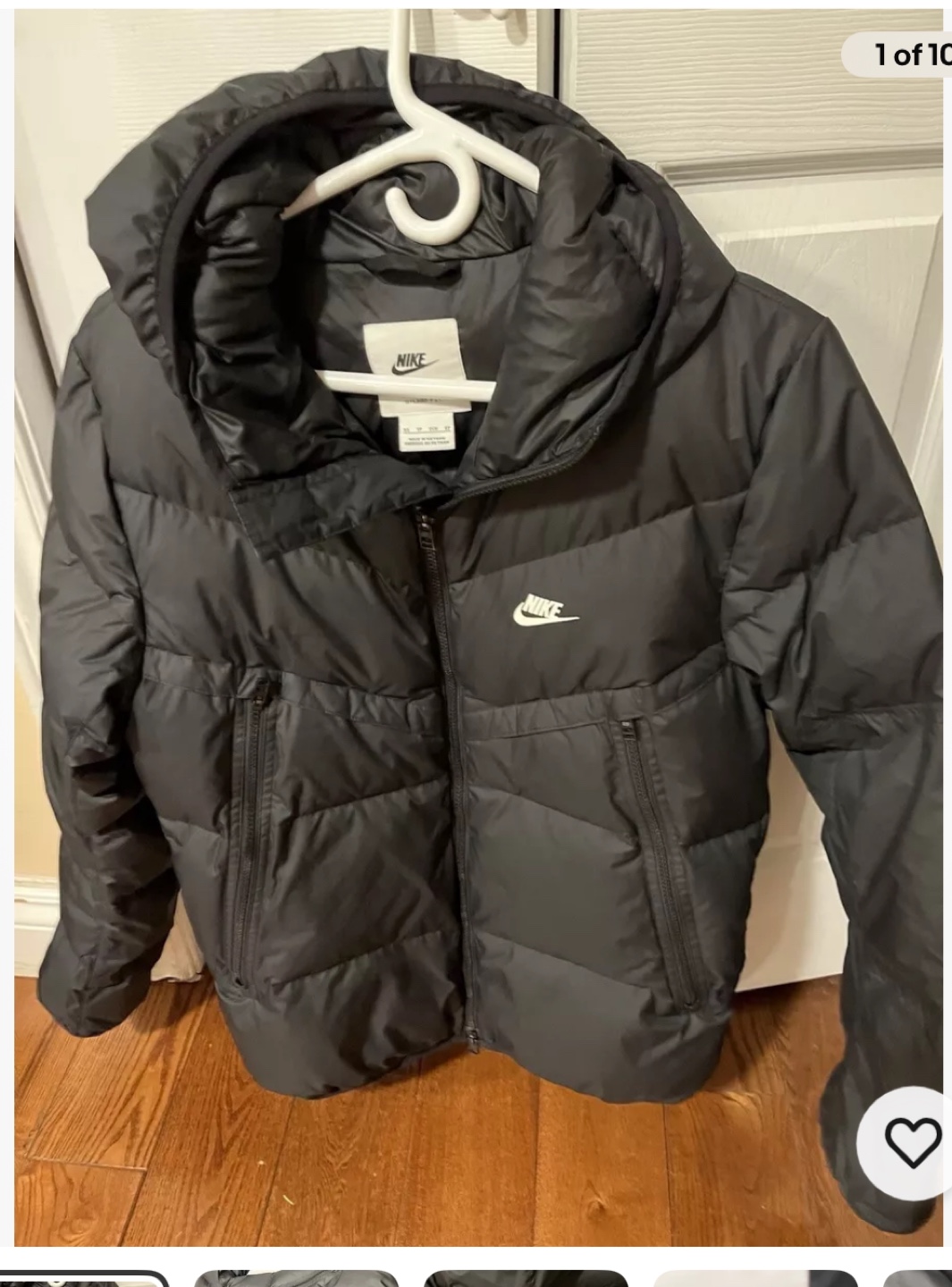 Nike puffer jacket - size XS