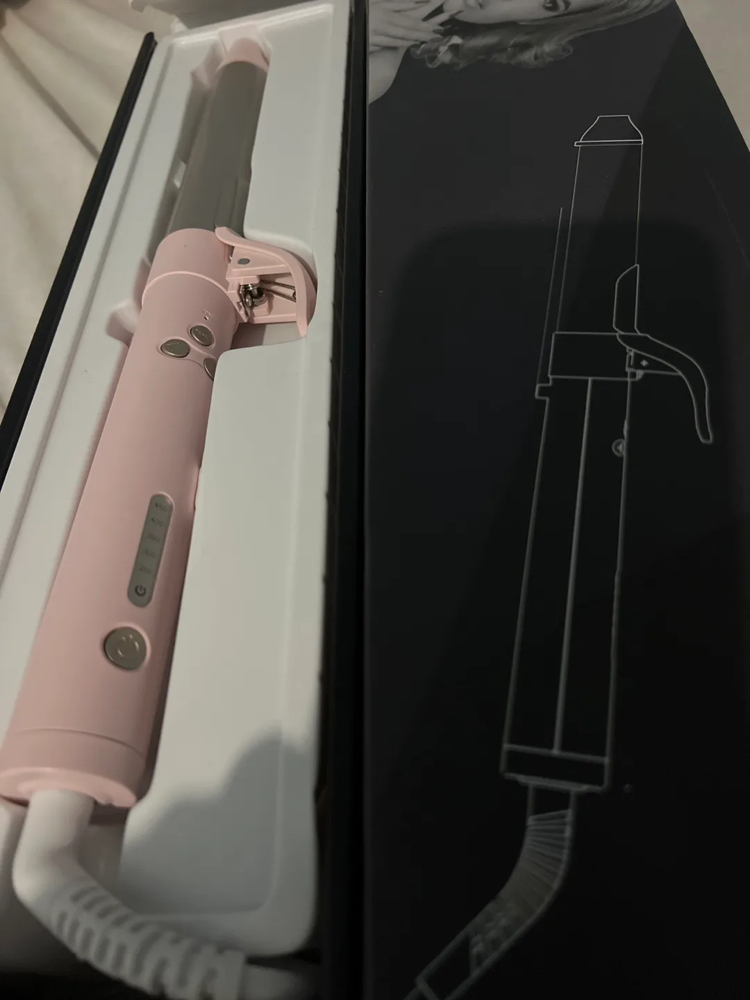 Automatic Curling Iron - Pink and Silver image indicator(2)