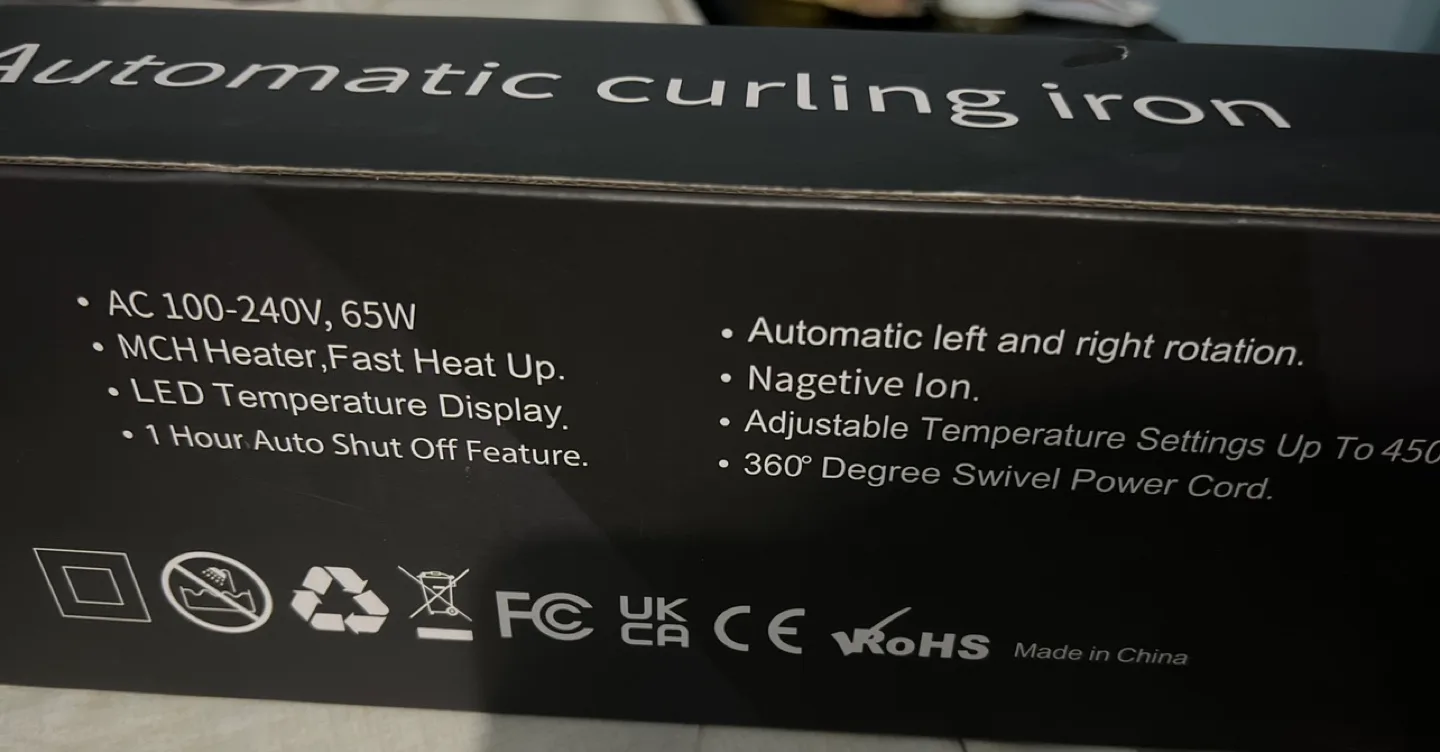 Automatic Curling Iron - Pink and Silver image indicator(3)
