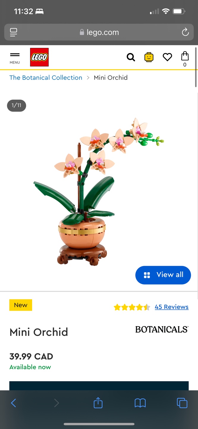LEGO Botanicals Mini Orchid 10343 - New in Box - photo 4