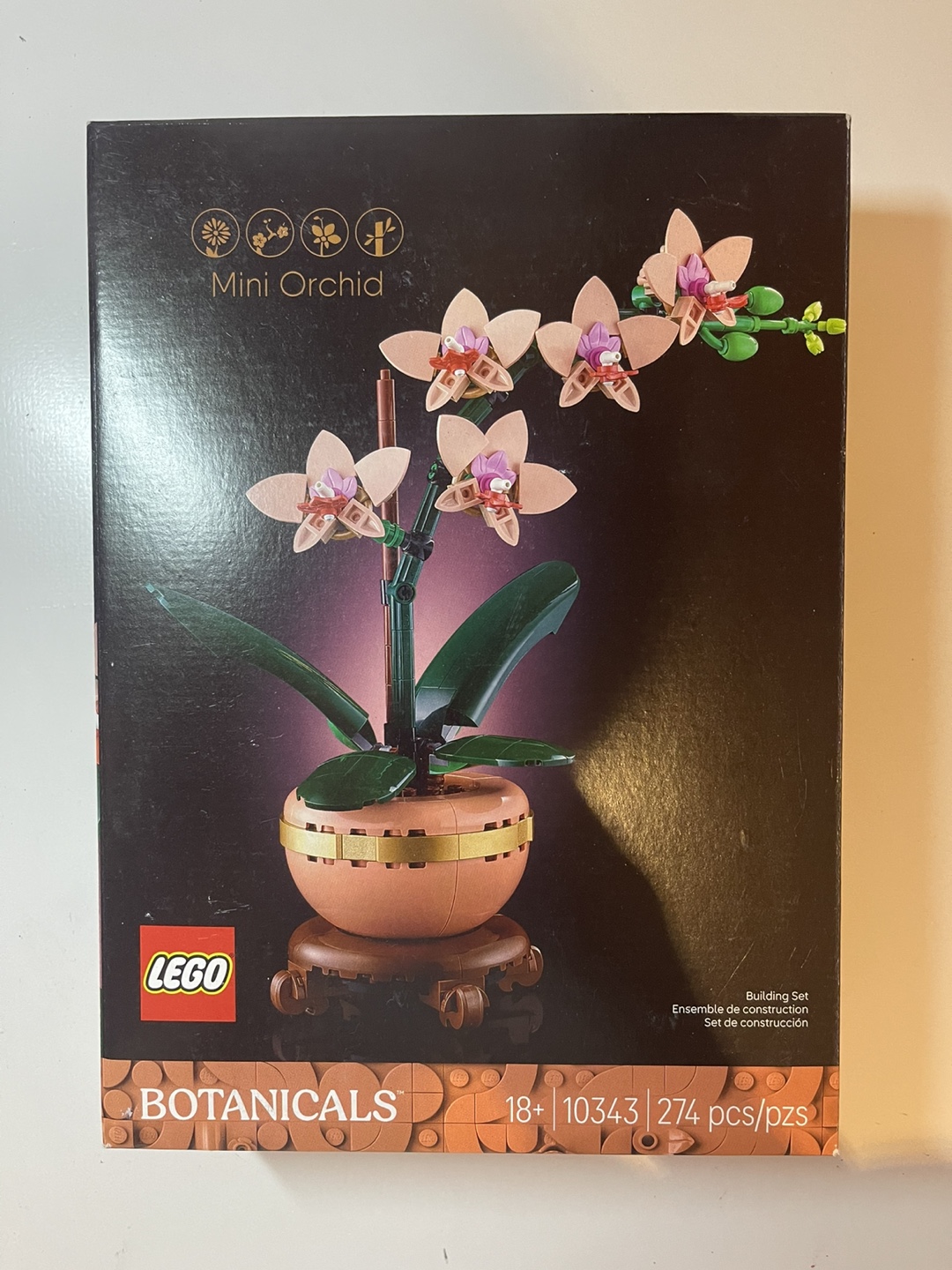LEGO Botanicals Mini Orchid 10343 - New in Box