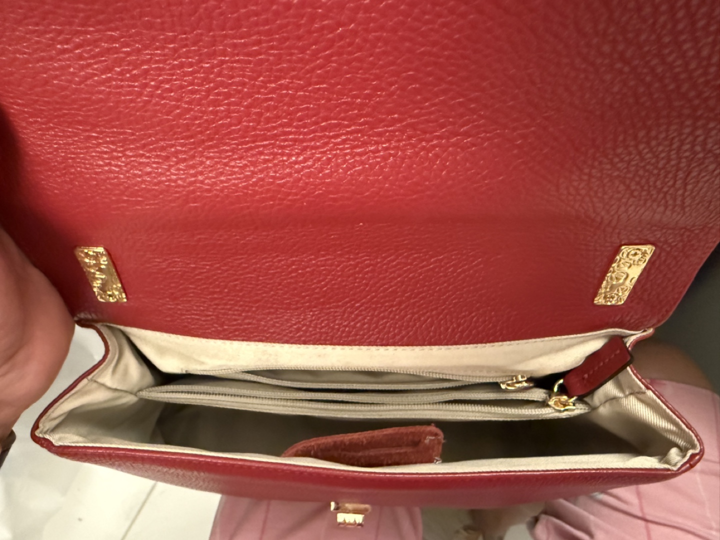 Valentino Bags Alice Rock Red Leather Shoulder Bag - photo 3