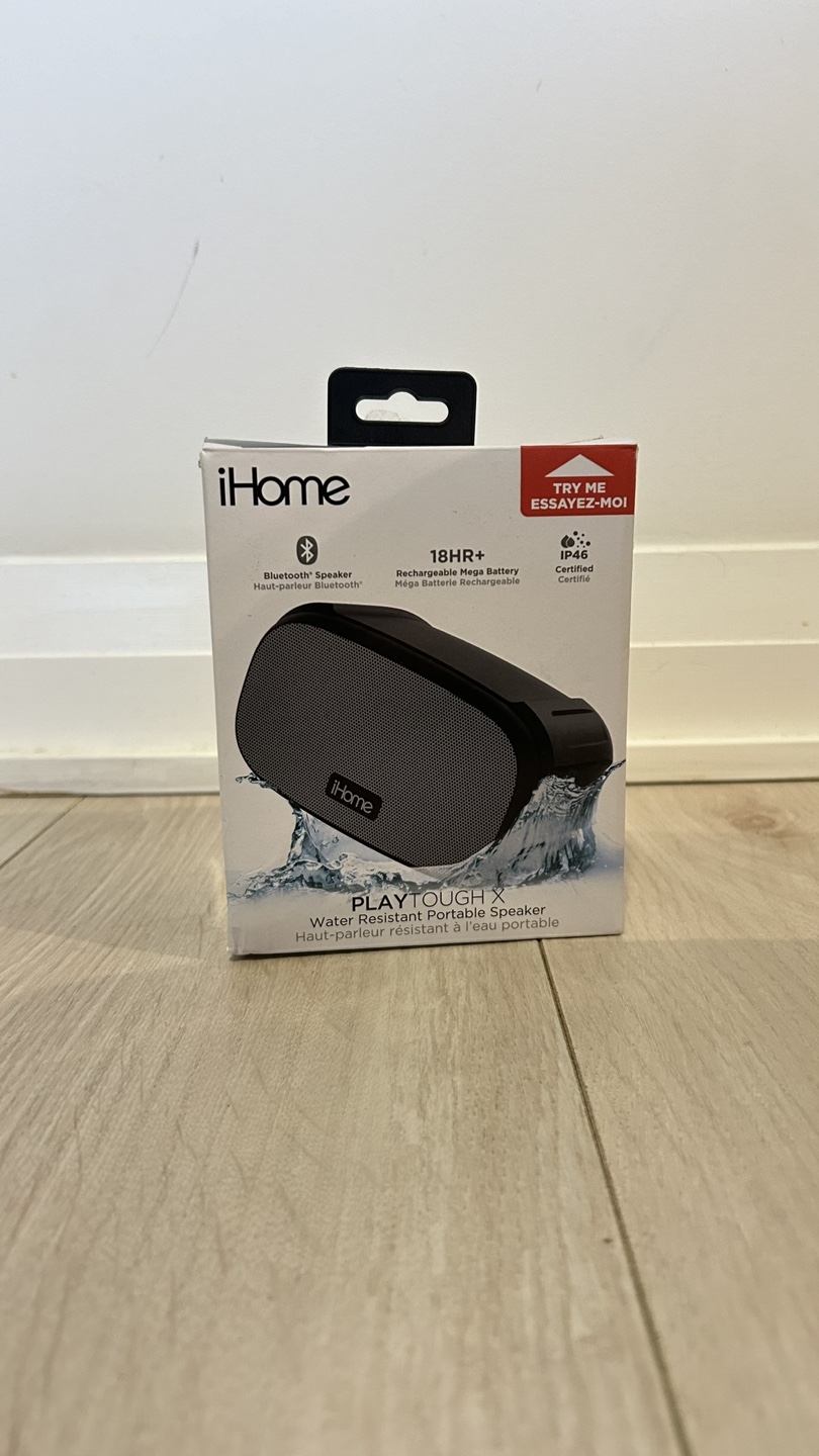 Ihome play tough x bluetooth water resistant speaker