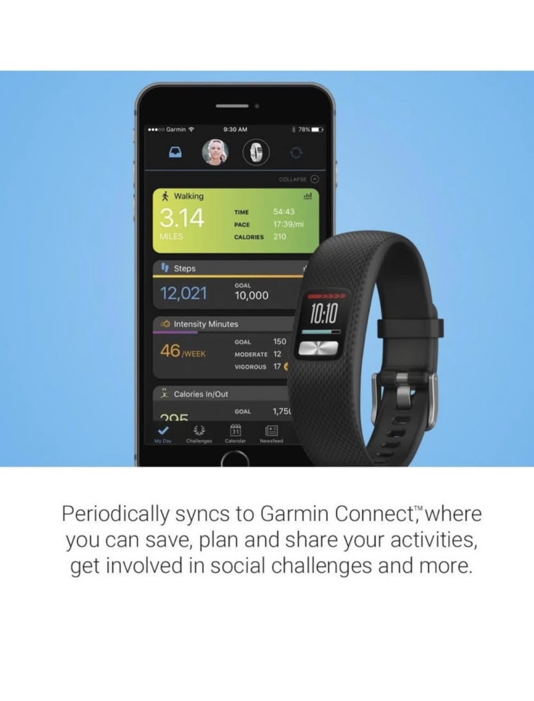 Garmin Vivofit 4 Activity Tracker - Black - Large - photo 4