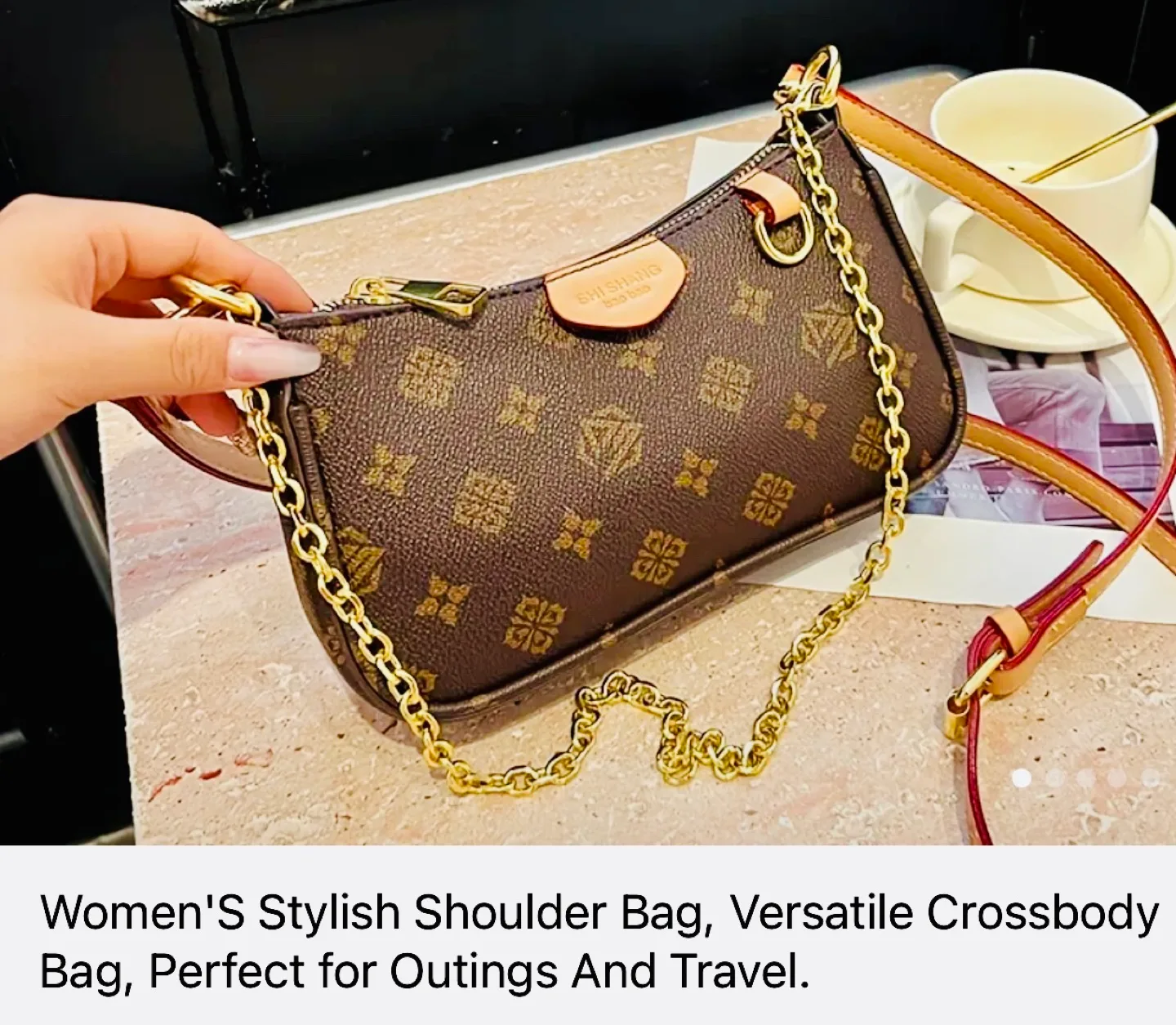 Brand New Stylish Women's Crossbody Bag with dustbag thumbnail