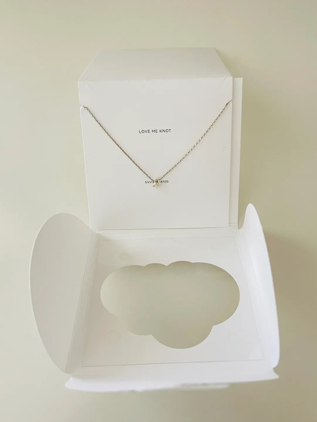 Estella Bartlett Love Me Knot Necklace and Earrings Set image indicator(3)