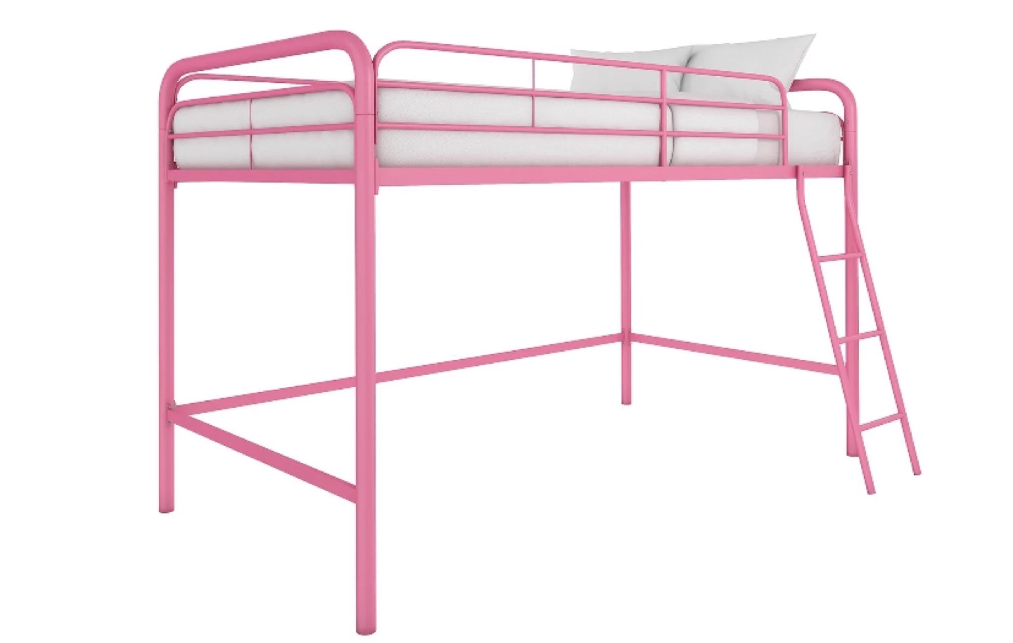 Pink Metal Loft Bed Frame - photo 4