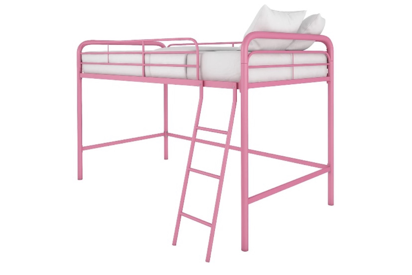 Pink Metal Loft Bed Frame - photo 2