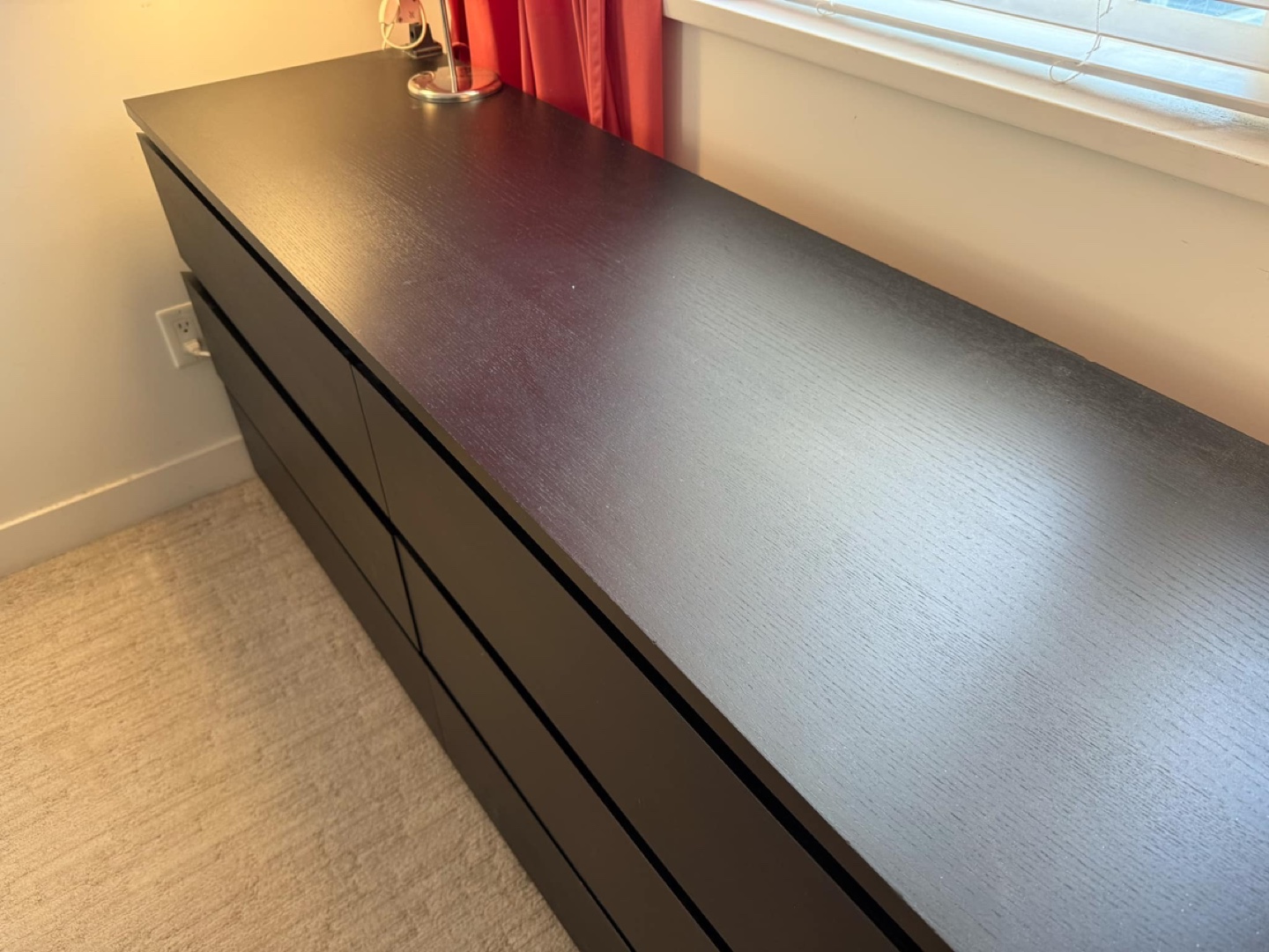 IKEA MALM 6-drawer dresser - Black-brown - photo 2