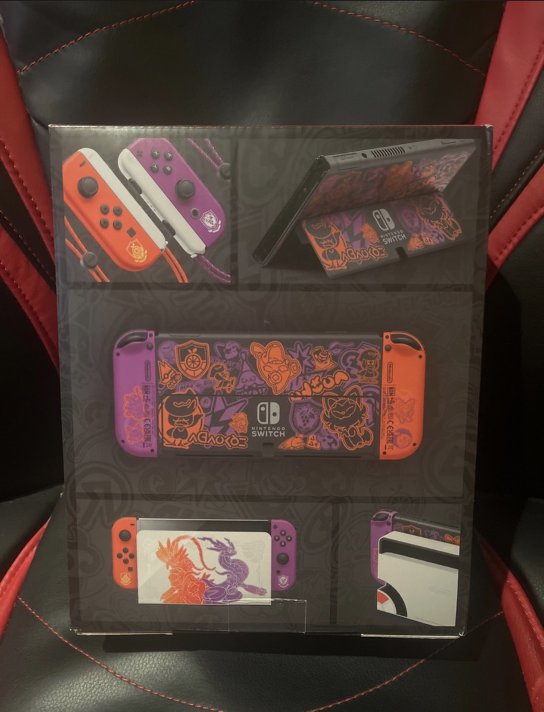 Nintendo Switch OLED Pokémon Scarlet & Violet Edition - photo 2