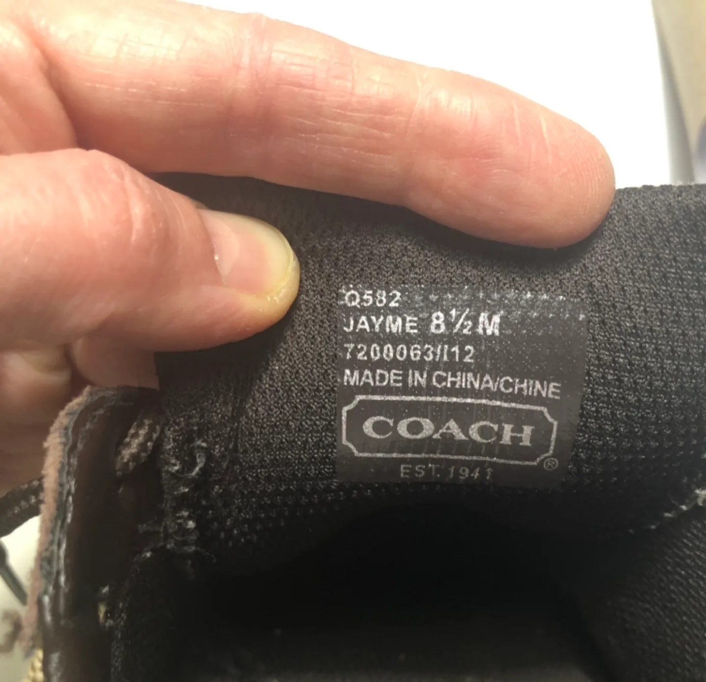 Coach Women's Jayme Sneakers Size 8.5 image indicator(3)