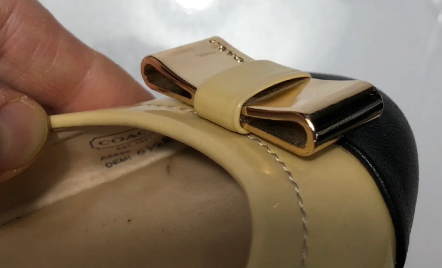 Coach Patent Leather Demi Ballerina Flats image indicator(4)