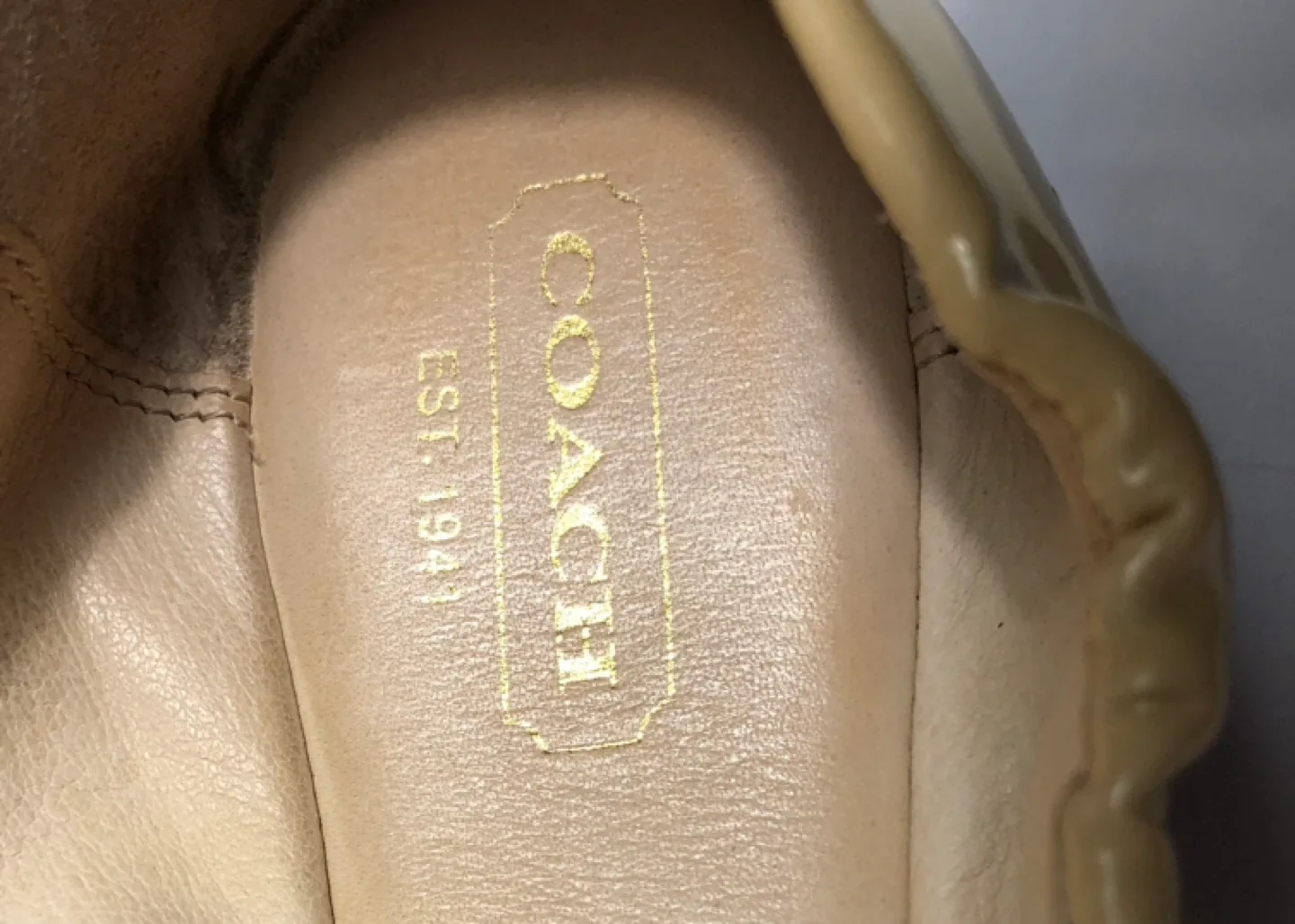 Coach Patent Leather Demi Ballerina Flats image indicator(3)