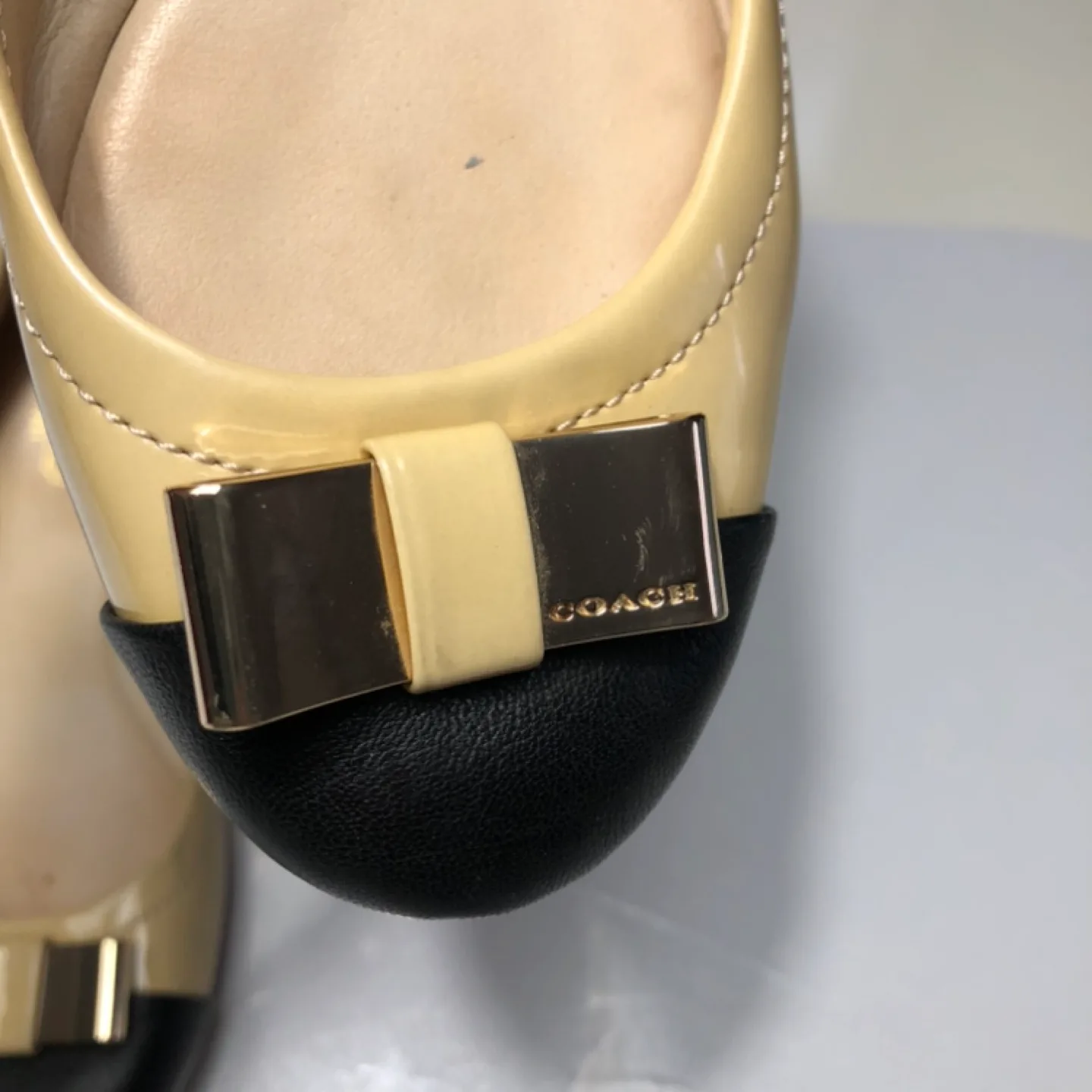 Coach Patent Leather Demi Ballerina Flats image indicator(2)