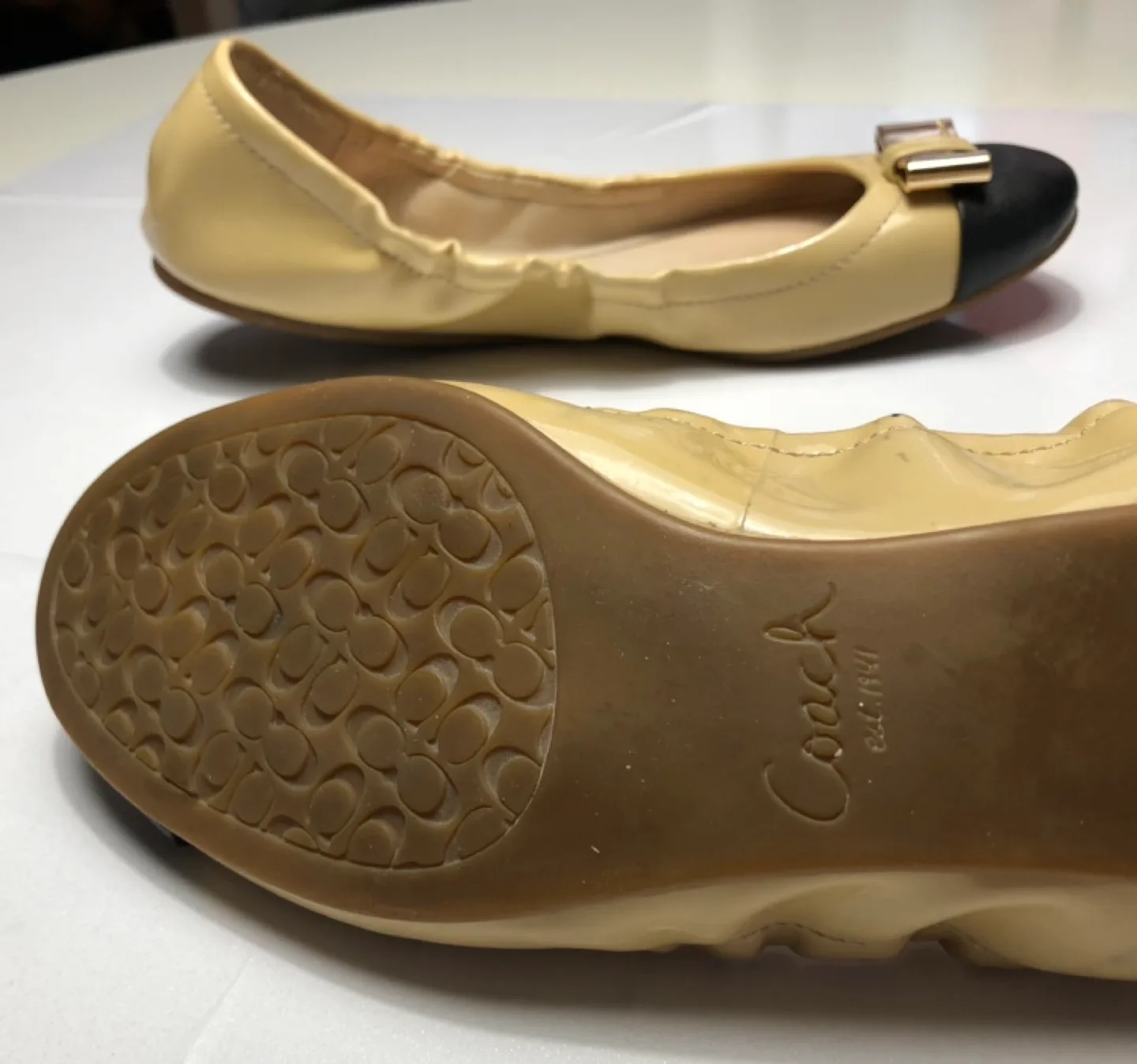 Coach Patent Leather Demi Ballerina Flats image indicator(7)