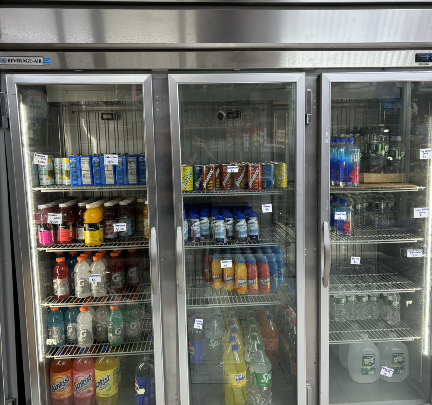 Beverage-Air Triple Door Reach-In Cooler