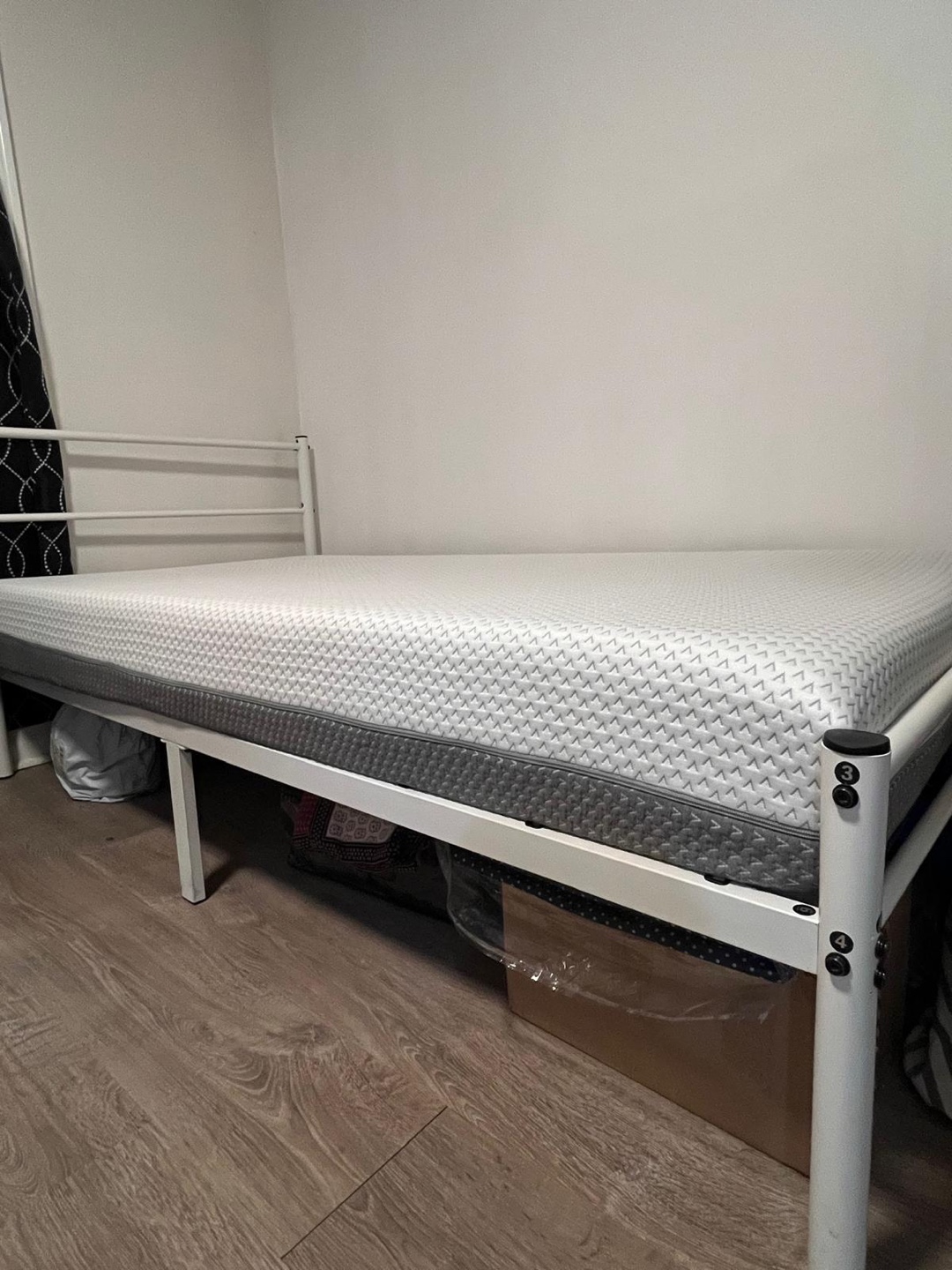 Twin Mattress and Metal Frame - photo 4