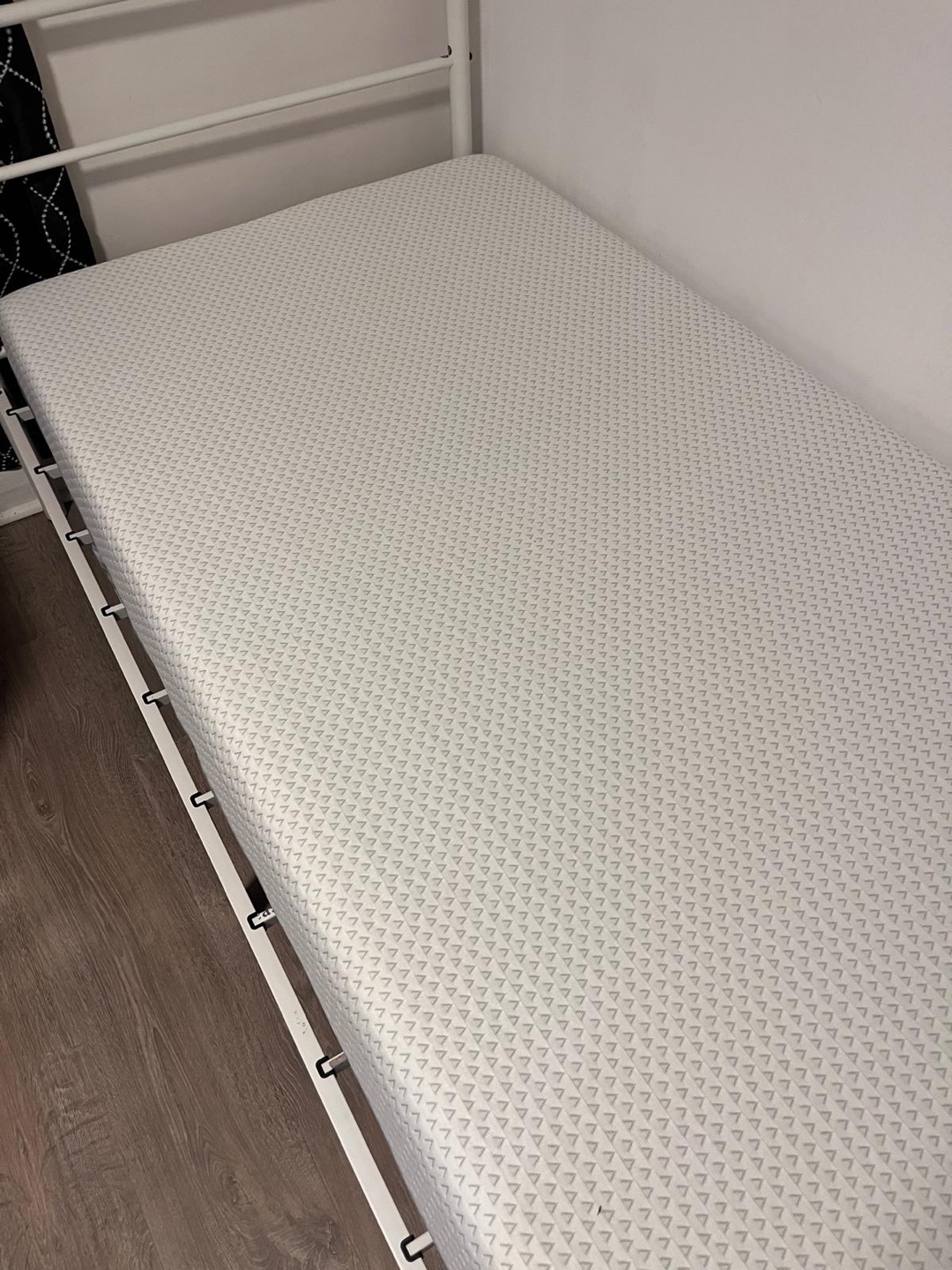 Twin Mattress and Metal Frame