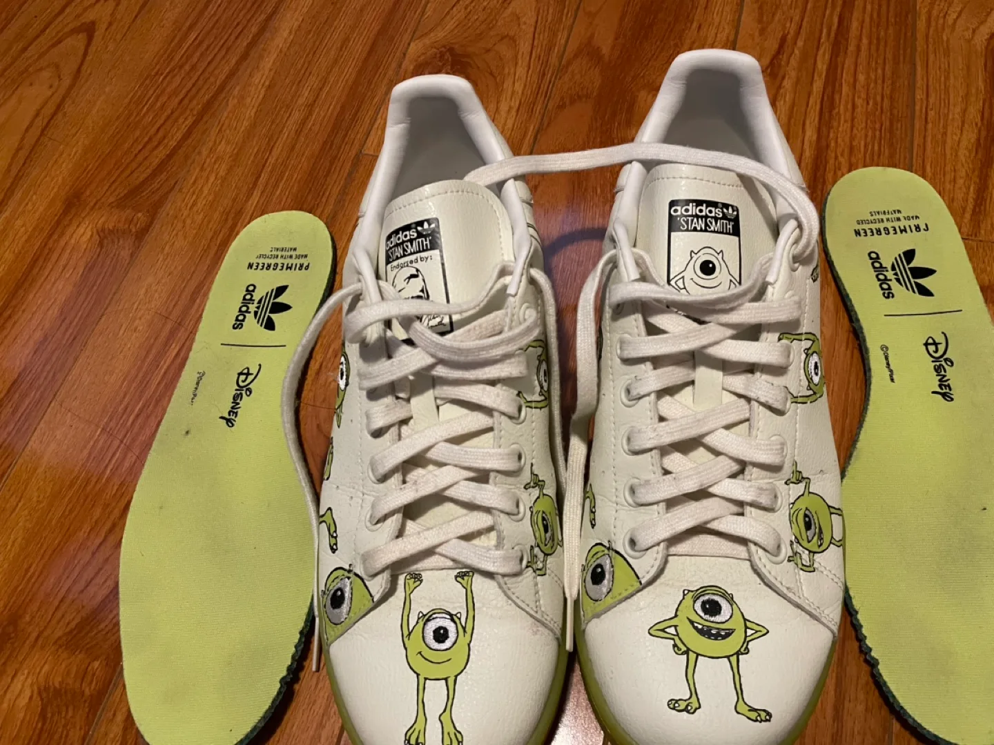 adidas Stan Smith Monsters Inc. Mike Wazowski image indicator(2)