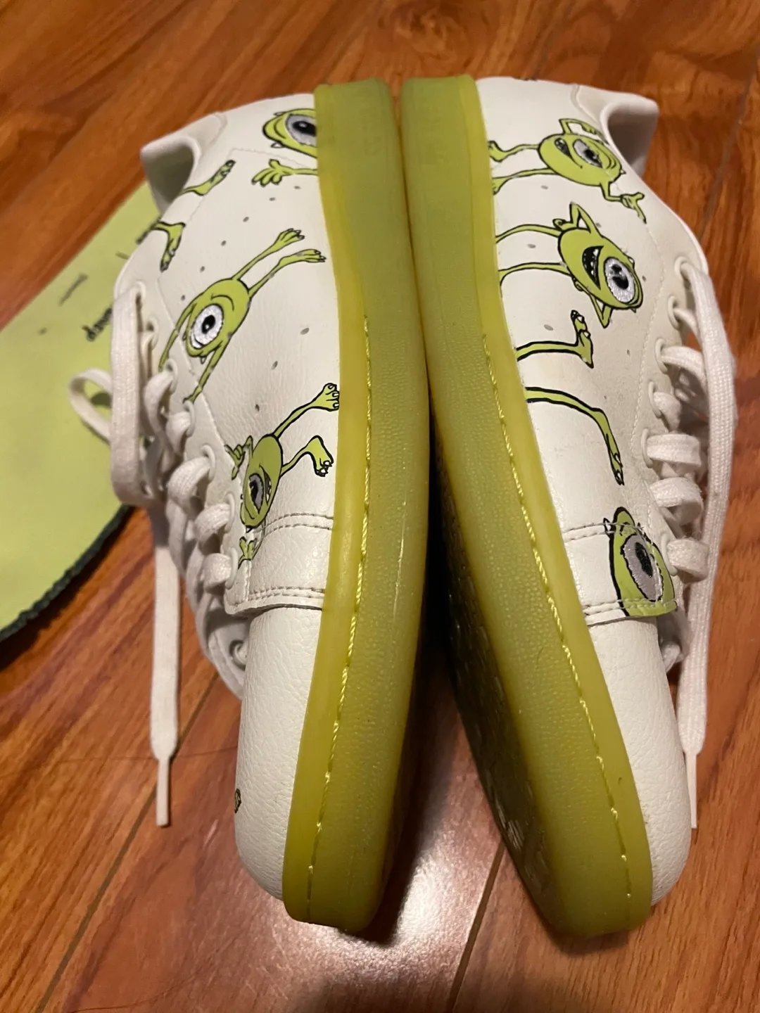 adidas Stan Smith Monsters Inc. Mike Wazowski image indicator(5)