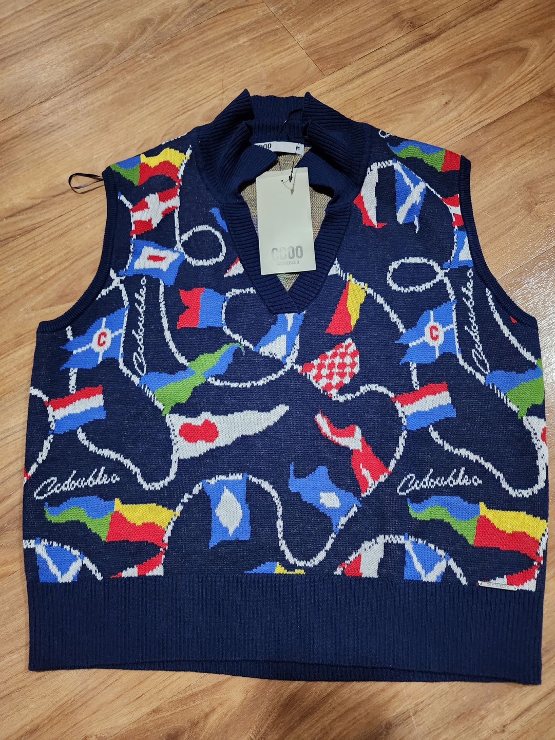 CCOO Knitted Sleeveless Sweater Vest