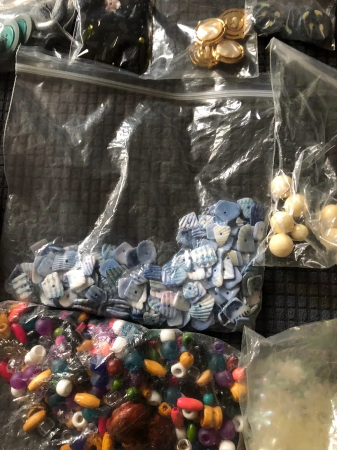 Craft Supplies Lot: Beads, Buttons, Findings & More! image indicator(2)