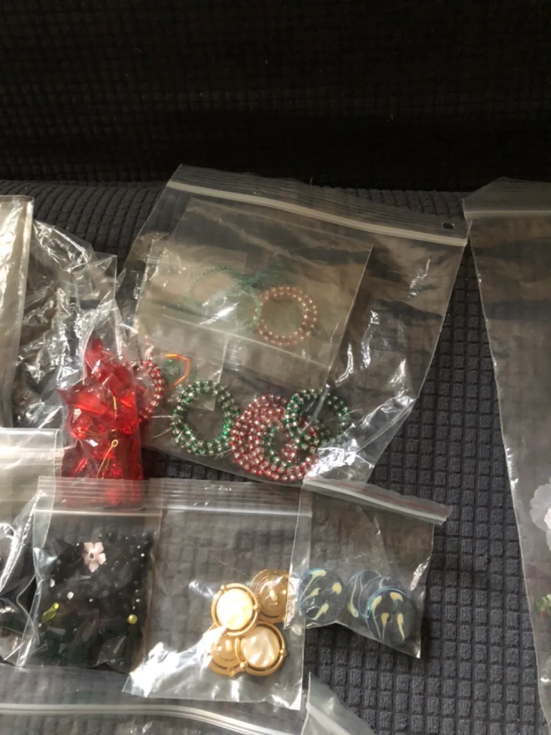 Craft Supplies Lot: Beads, Buttons, Findings & More! image indicator(10)