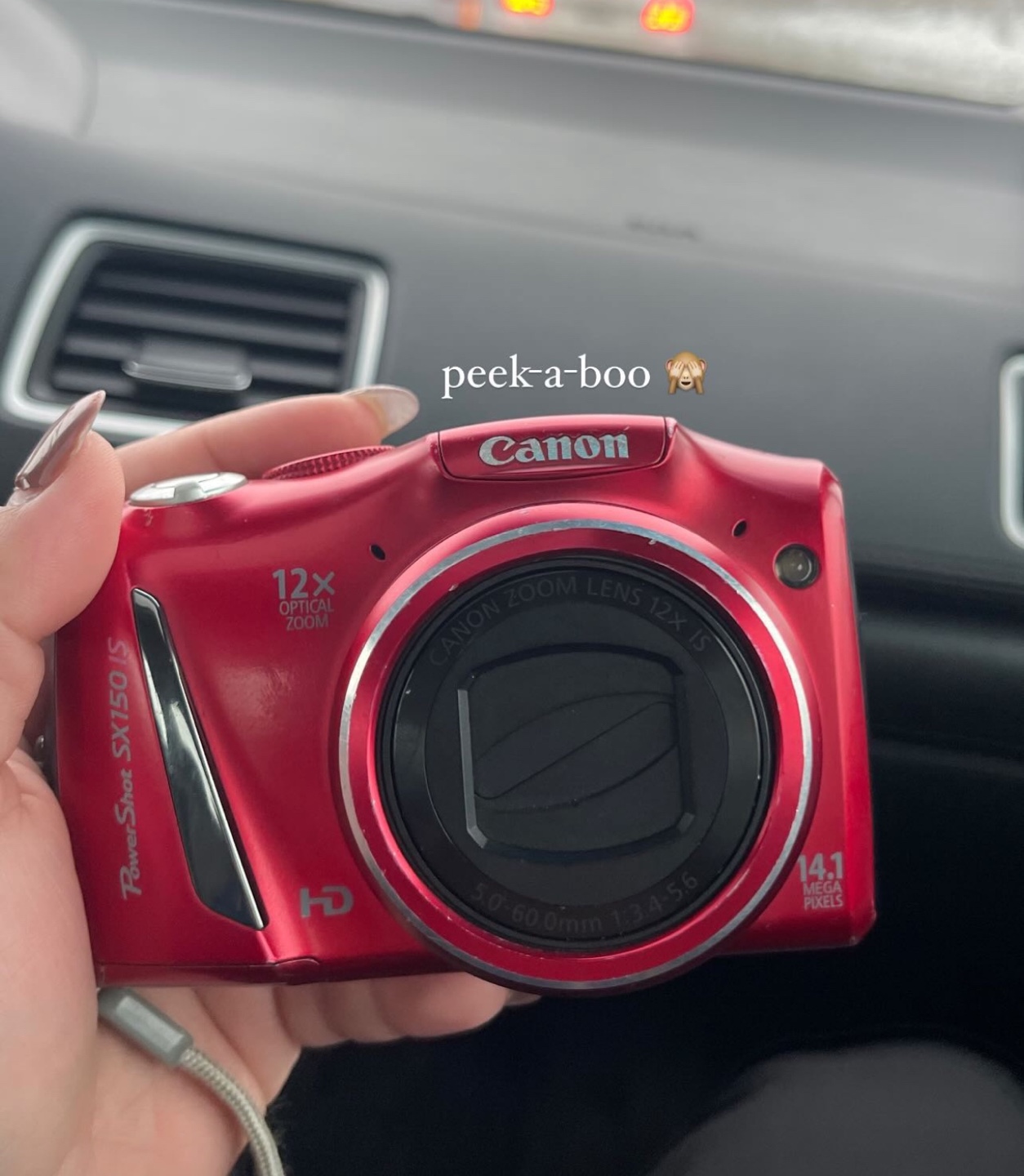 Canon PowerShot SX150 IS Red Digital Camera