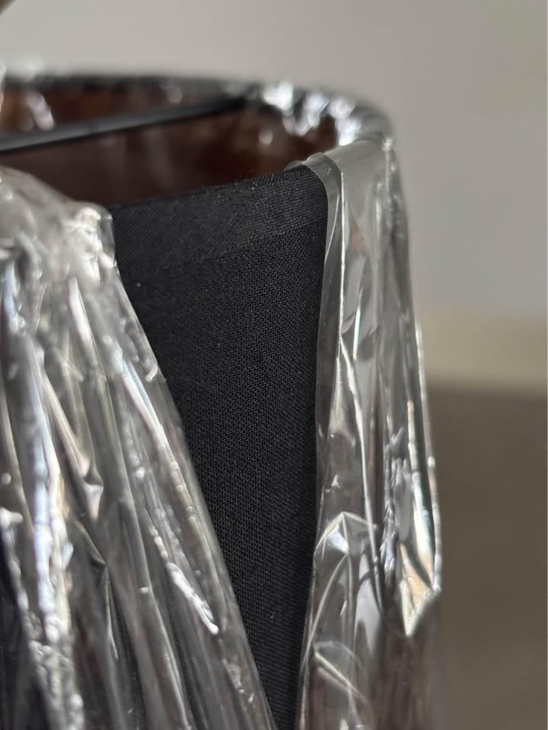 Brand New Black Pendant Lamp with Gold Accents - photo 2