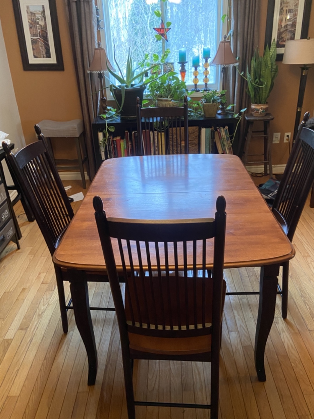 Dining Table Set with 4 Chairs