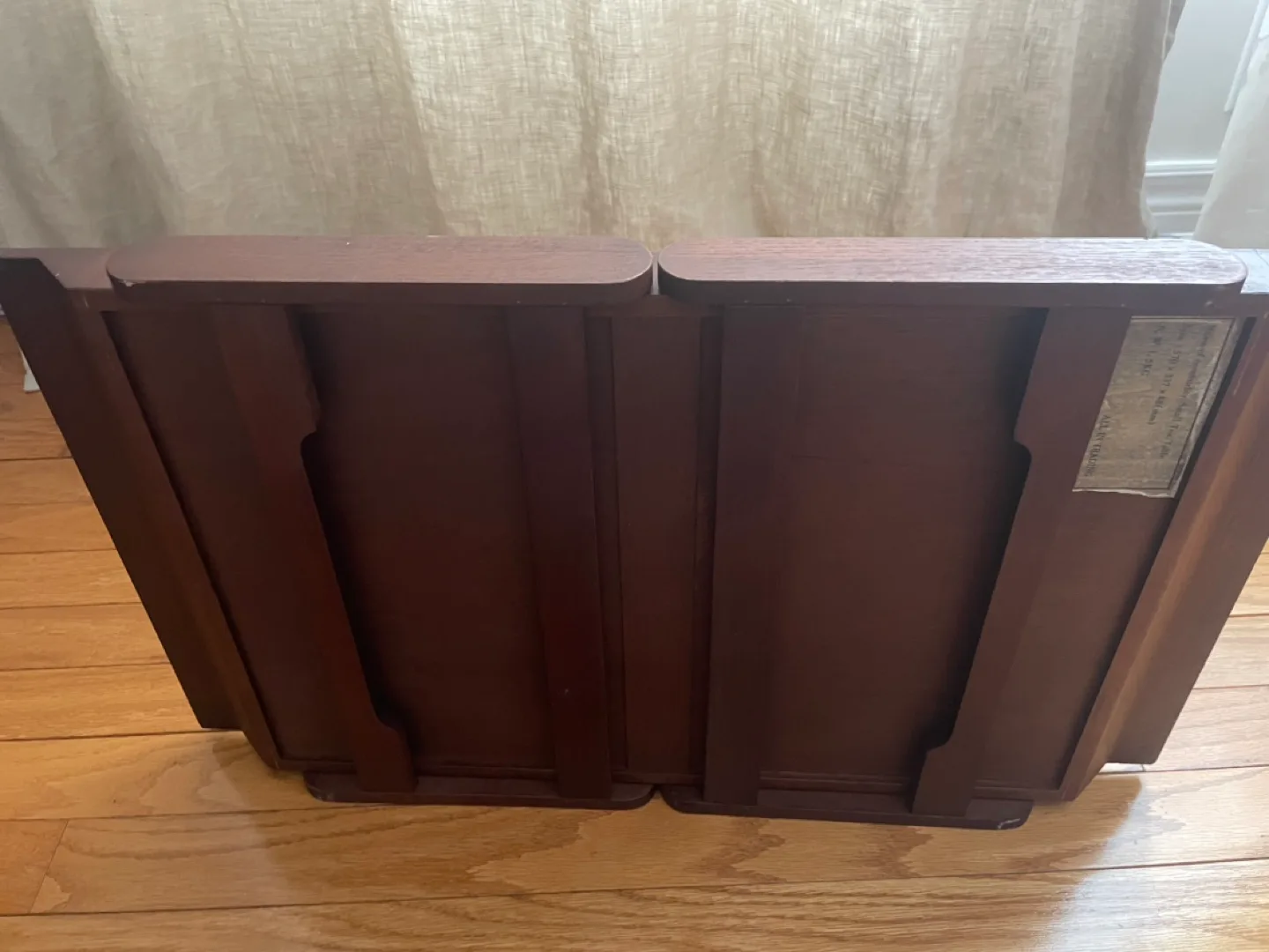 Foldable Wooden Tray Table image indicator(4)