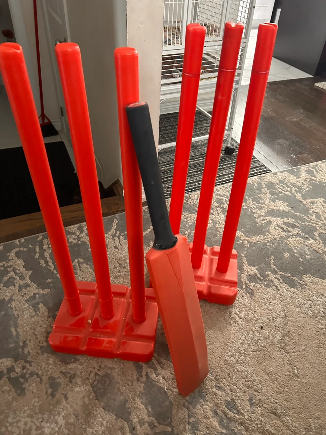 #🏈Kids' Plastic Cricket Set image indicator(2)