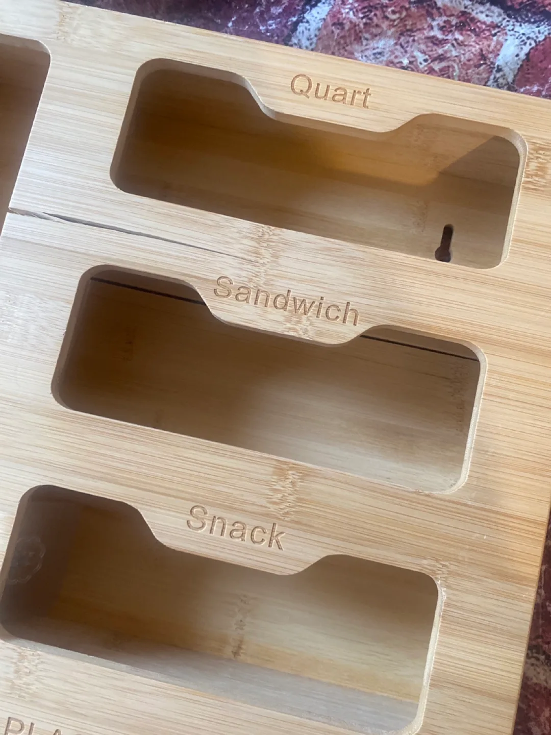 Bamboo Wall-Mounted Food Storage Organizer 🏈 image indicator(5)