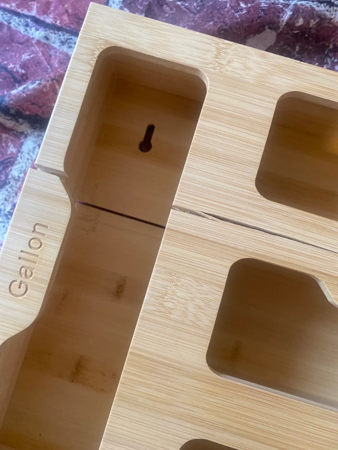 Bamboo Wall-Mounted Food Storage Organizer 🏈 image indicator(3)