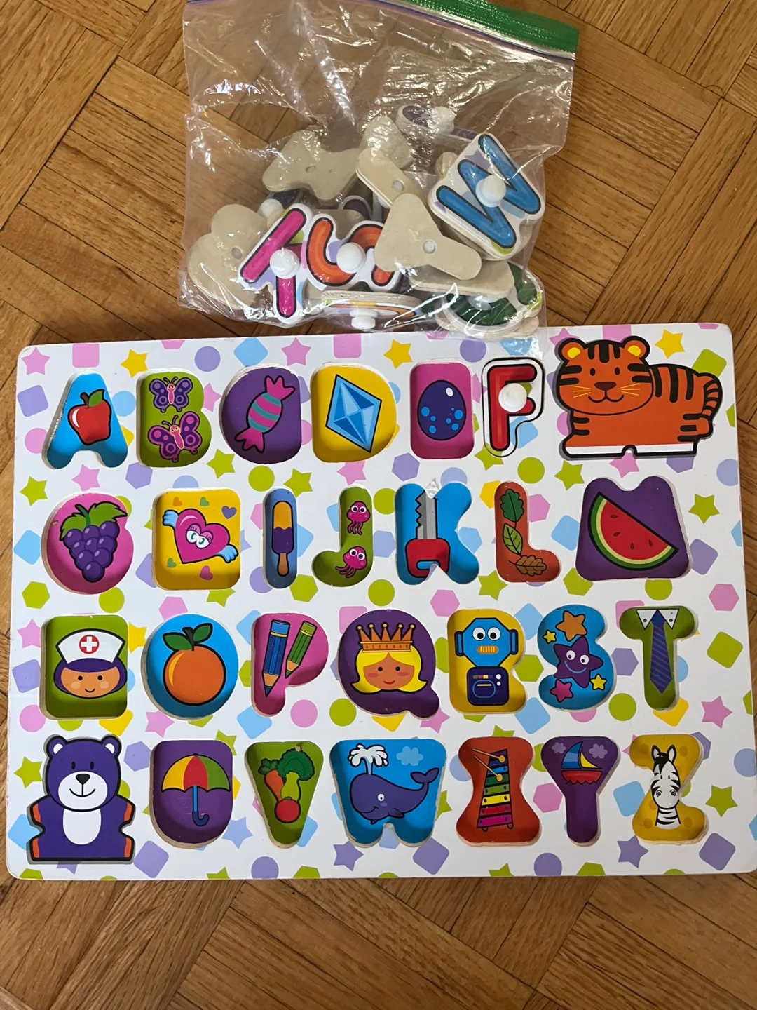 Wooden Alphabet Puzzle thumbnail
