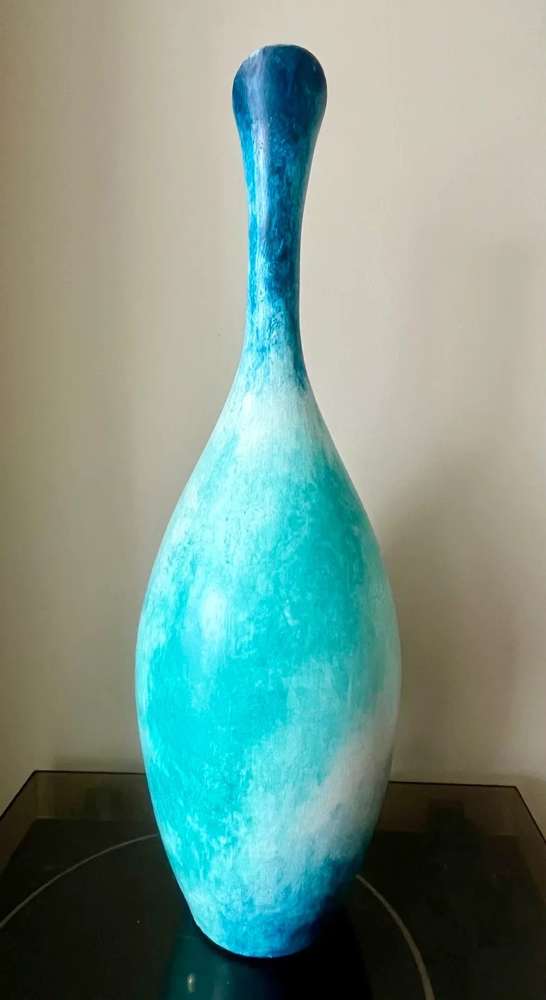 Beautiful Torquoise and Blue Vase image indicator(2)