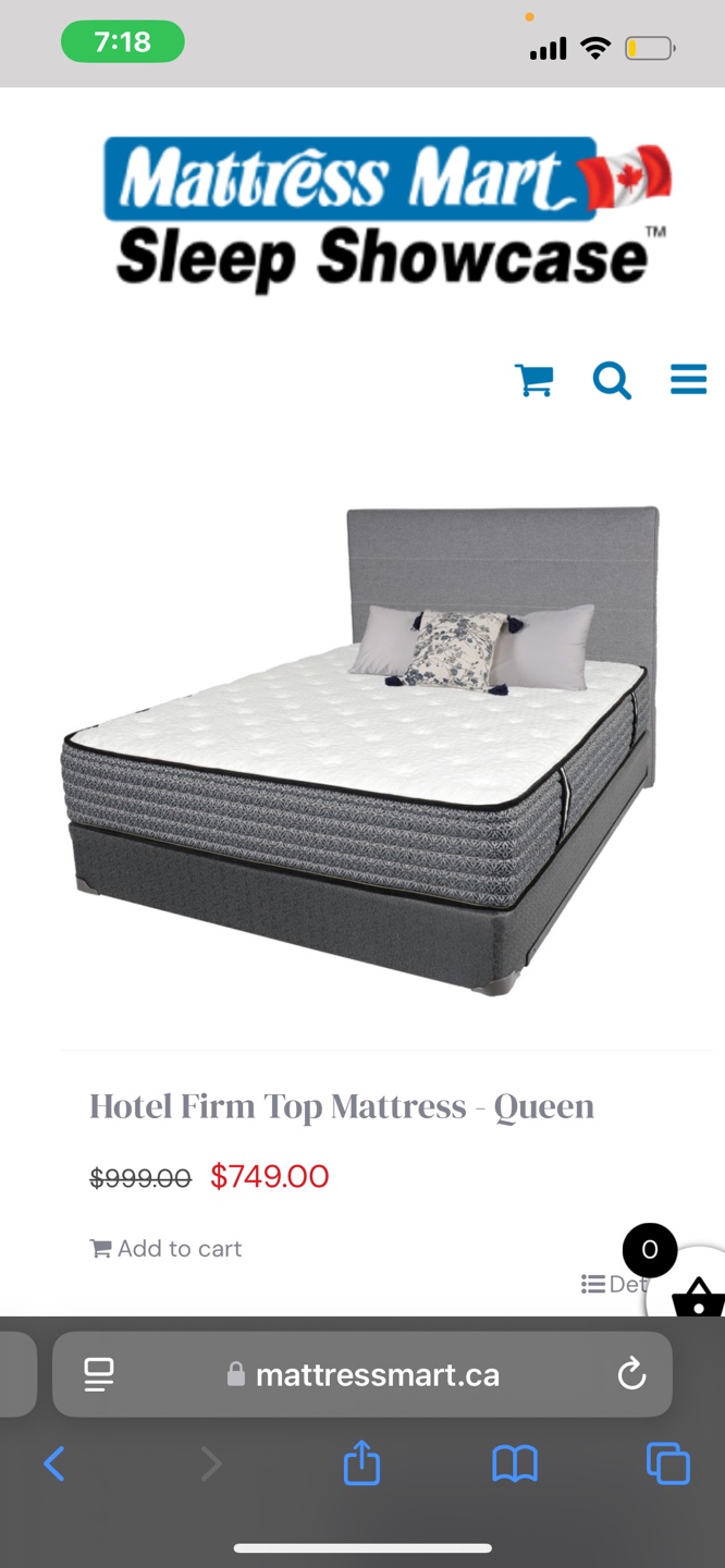 Queen medium Firm Top Mattress
