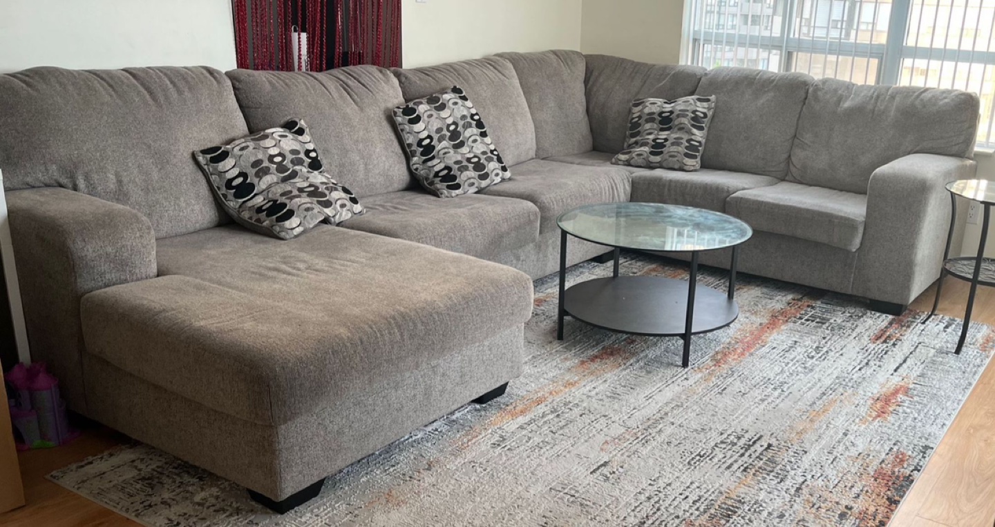 [MUST GO TODAY] Ashley Furniture Sectional Grey Sofa
