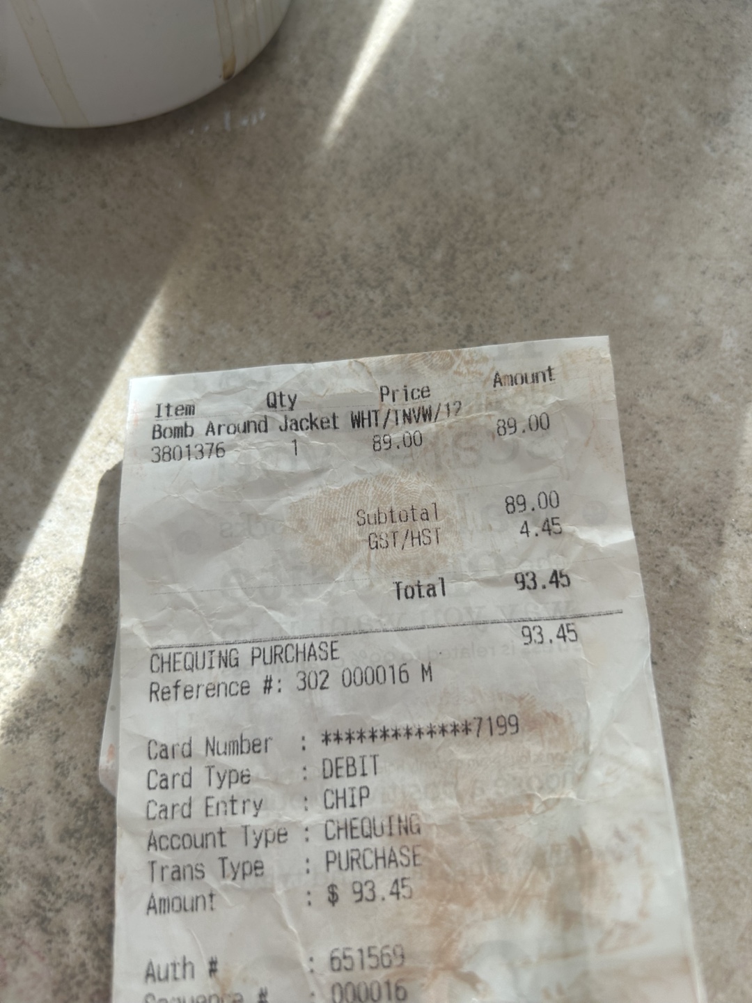 Lululemon Bomb Around Jacket White/Wave Print - photo 4