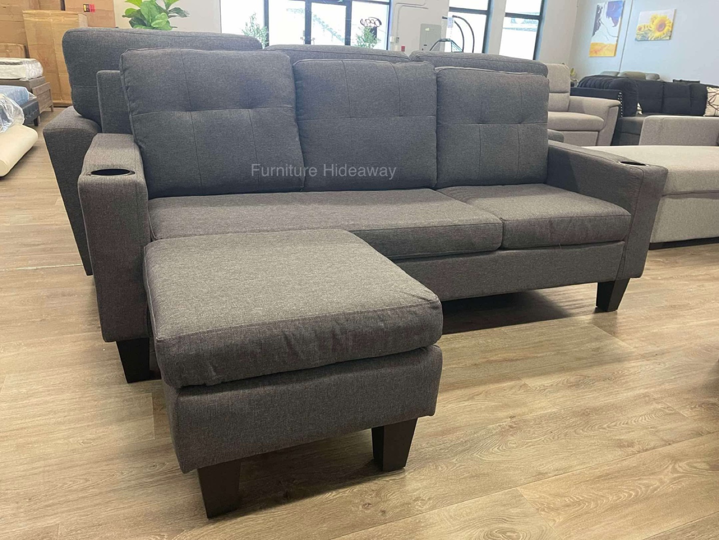 SECTIONAL SOFA WITH CUP HOLDERS FOR ONLY $549‼️😍 - photo 3