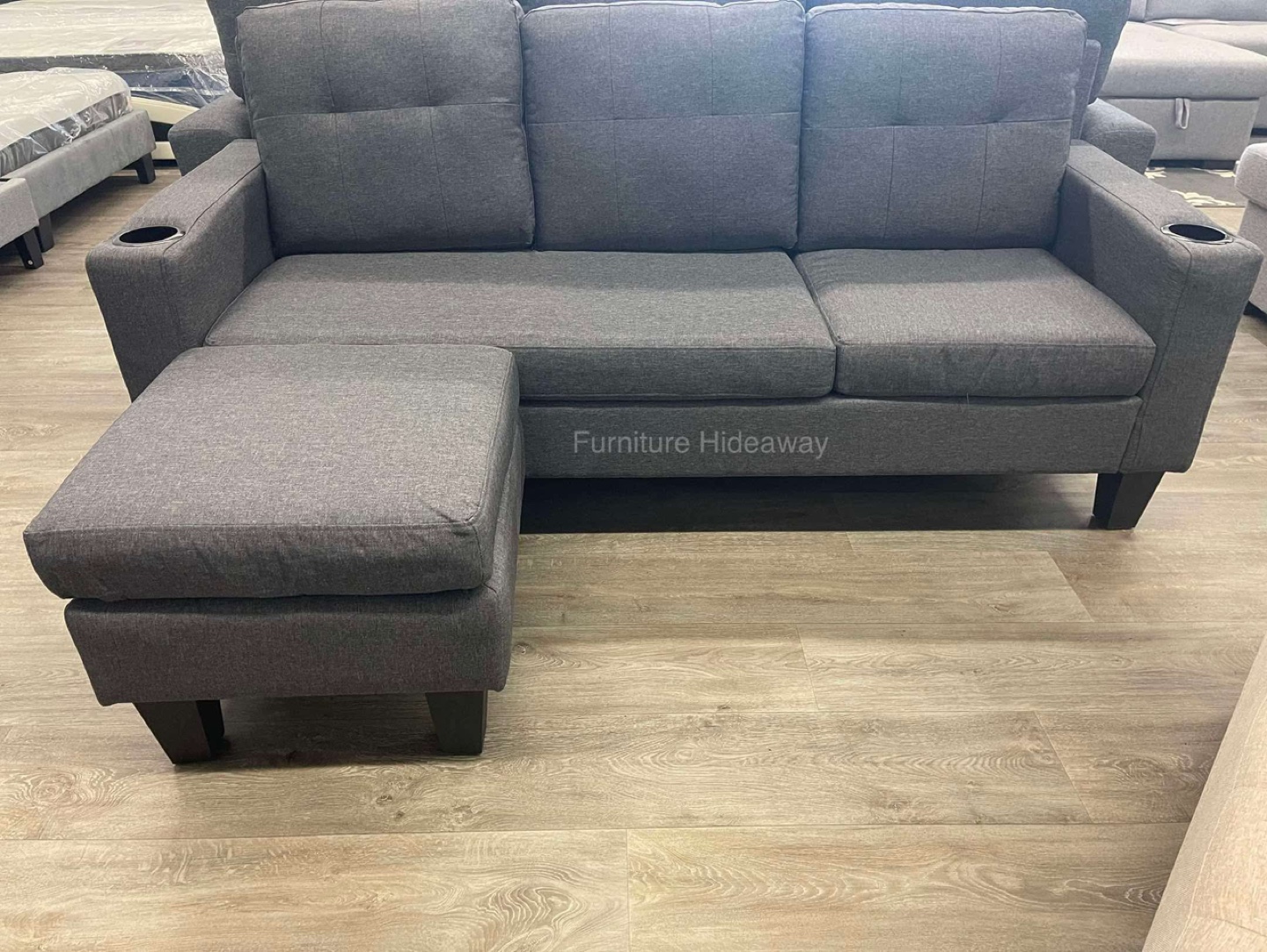 SECTIONAL SOFA WITH CUP HOLDERS FOR ONLY $549‼️😍 - photo 2