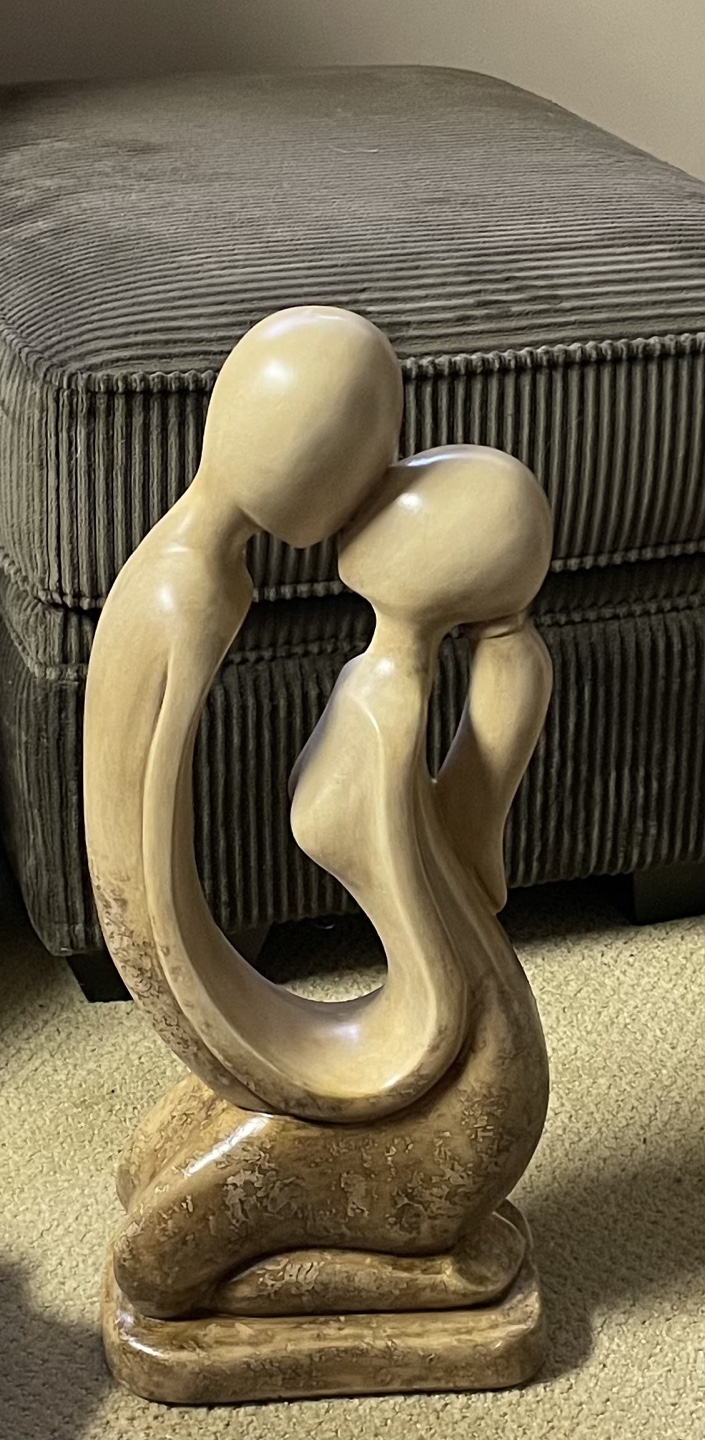 Abstract Couple Sculpture